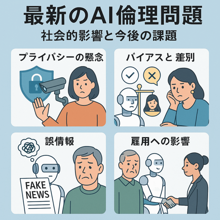 最新のAI倫理問題：社会的影響と今後の課題
