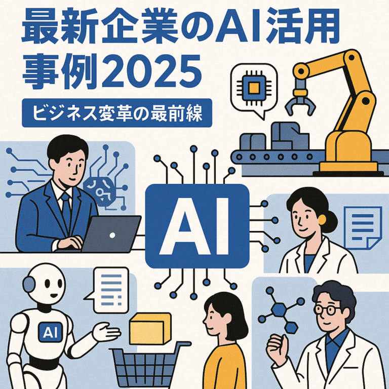 最新企業のAI活用事例2025：ビジネス変革の最前線