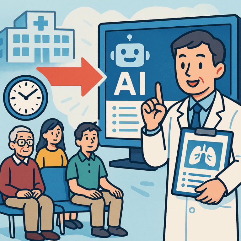 生成AIが医療診断の精度を革新、患者の待ち時間を40%削減する新技術が登場
