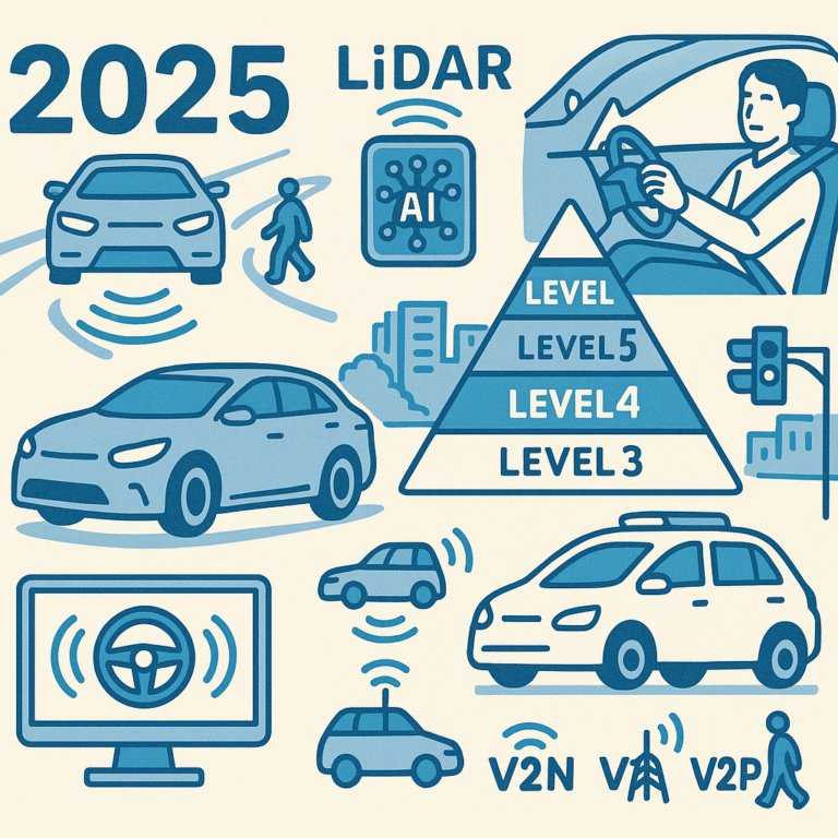 2025年の自動運転技術最前線：技術革新から市場展望まで徹底解説