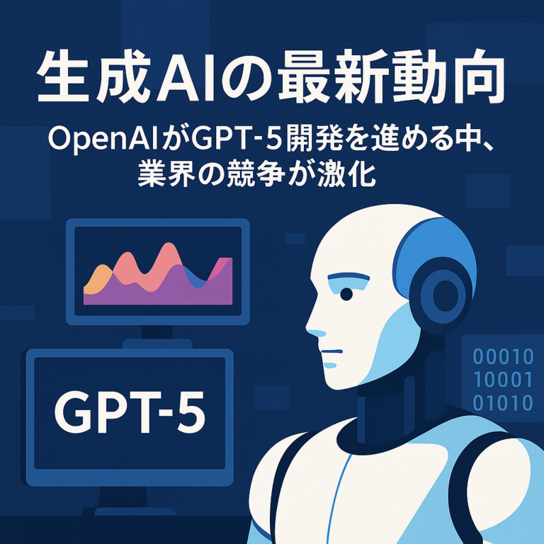 生成AIの最新動向：OpenAIがGPT-5開発を進める中、業界の競争が激化